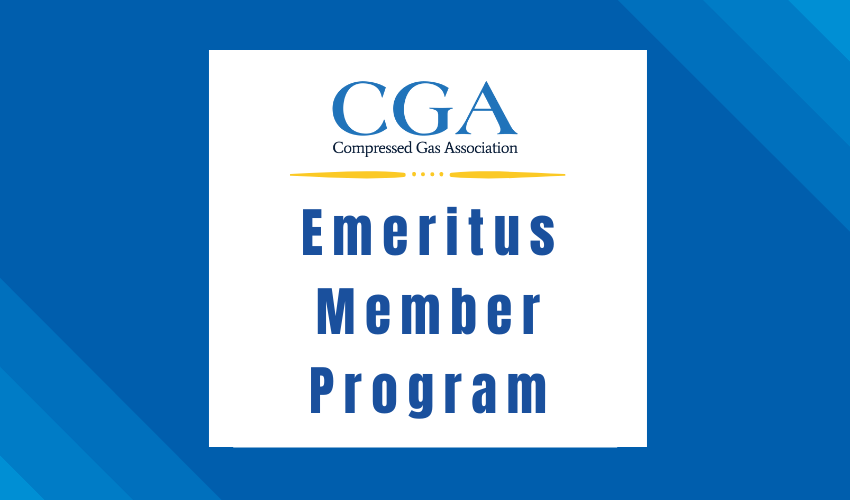 CGA Launches Emeritus Member Program Compressed Gas Association